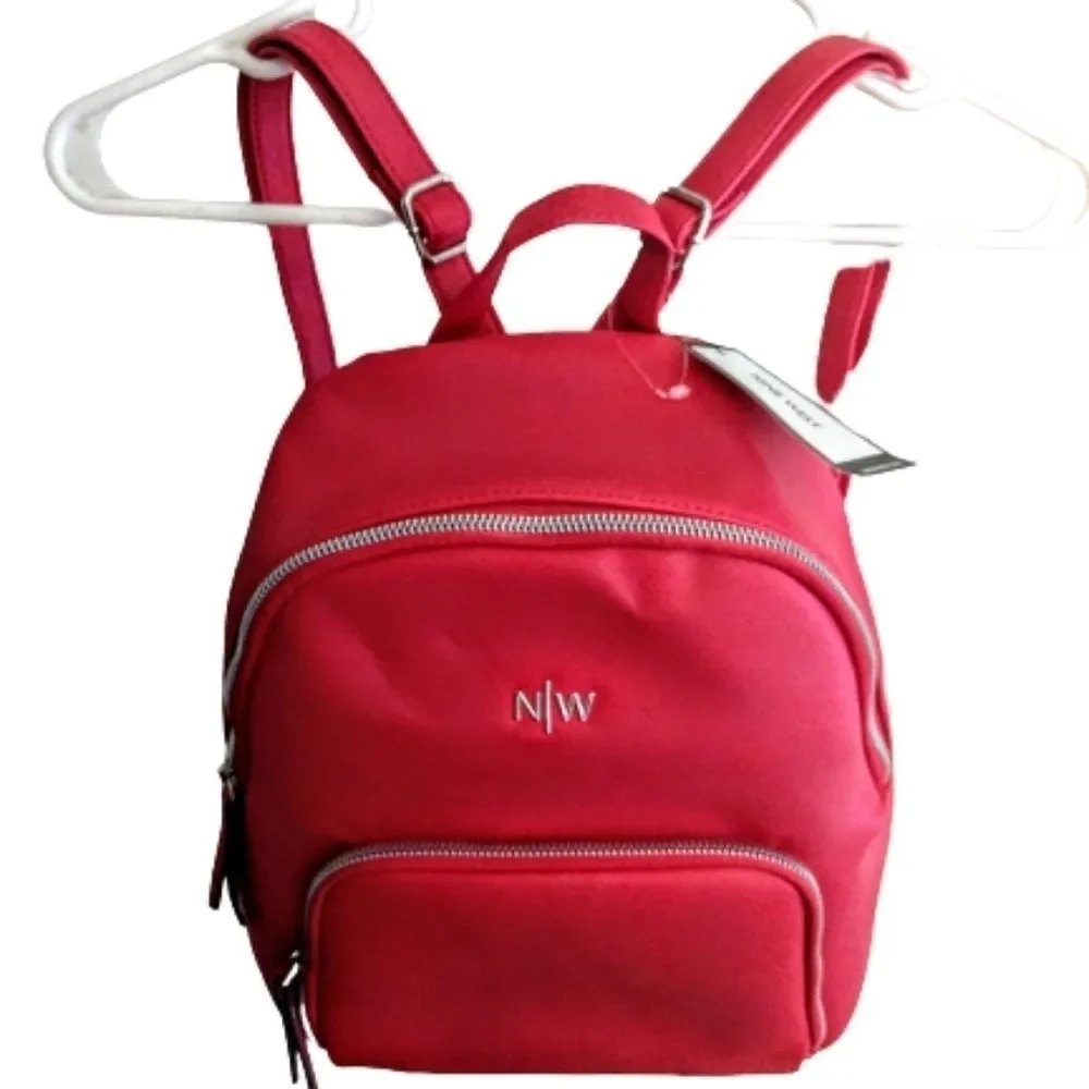 Nine West Dark Lipstick Red Back pack - Picture 8 of 11